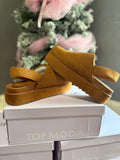 Tan Slingback Clogs