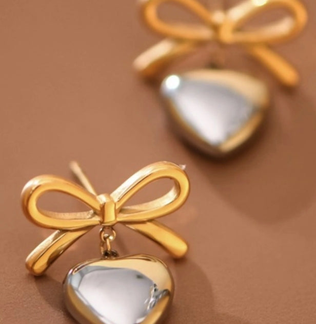 Bow Drop Earrings